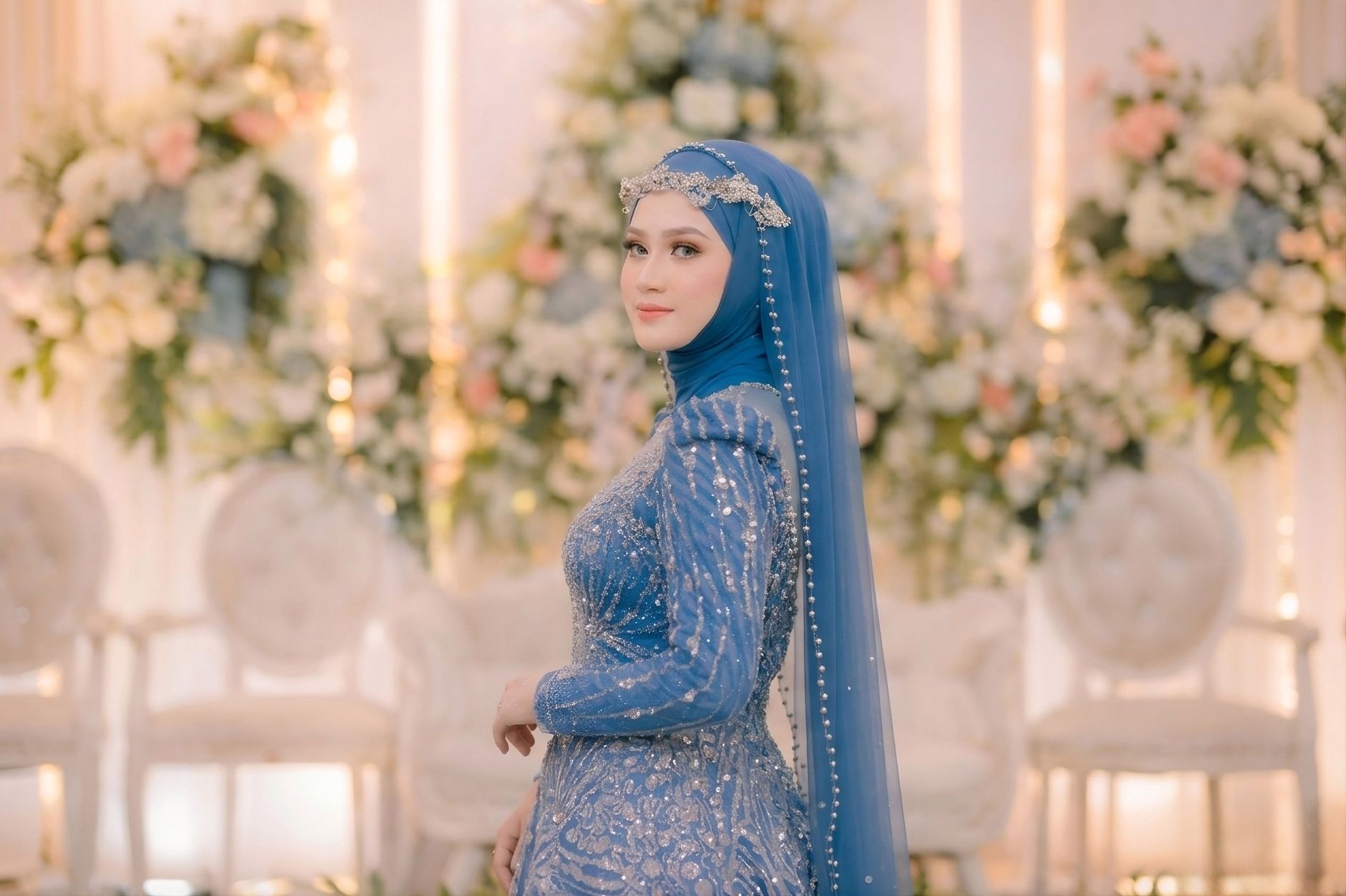 Buket bunga segar beragam warna, cocok sebagai dekorasi acara dan hadiah romantis